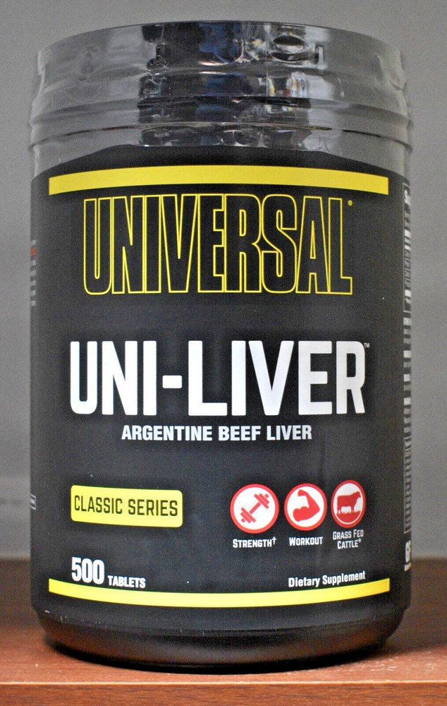 Universal Nutrition Uni-liver 500 Tablets EAA Desiccated Liver 30 Grain Protein