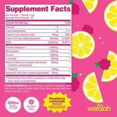 Wellah Get-Going Pre-Workout Drink Mix (Raspberry Lemonade)
