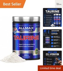 Essentials Taurine – 400 g Powder – Cell Volumizer – Improves Focus & Energy …