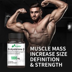 Ecdysterone Supplement- Anabolic Enhance Strength and Performance, Muscle Growth
