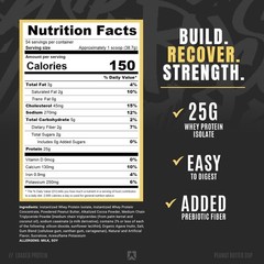 RYSE Loaded Protein Powder – Peanut Butter Cup – 54 Servings 4.6 Lb Pack of 3