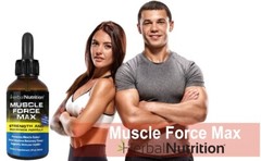 Body Building Supplement Muscle Force Max 2 Bottle Pack 175mg Growth Formula