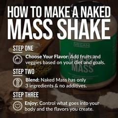 Natural Vegan Weight Gainer Protein GMO Free, Gluten Free, Soy Free & Dairy Free