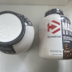 2 Pack Dymatize Super Mass Gainer, Rich Chocolate Protein Powder 6LB Exp 02/2026