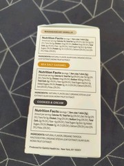 Gainful Flavor Packets 21 Packets Bb 8/28/26 Vanilla, Caramel, Cookies N Cream