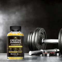 Creatine Monohydrate Gummies – 1g Creatine per Gummy – Vegan Muscle & Strengt…