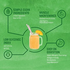 Sunwarrior Classic Organic Brown Rice Vegan Protein Powder, 375g, Unflavored