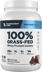 Transparent Labs Grass-Fed Whey Protein Isolate – Naturally Flavored, Gluten Fre