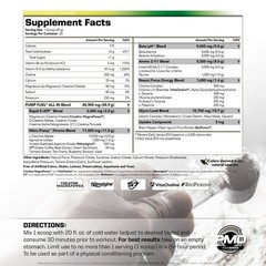 PMD Sports Ultra Pump Fuel All-In Caffeine Free – Pre Workout Powder