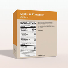 BestMed – Apples & Cinnamon Oatmeal | Ideal Protein Alternative, Low Cal 5/ct