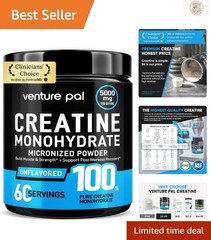 Unflavored Creatine Monohydrate Powder – 5000mg for Optimal Performance