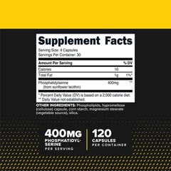 Primaforce Phosphatidyl Serine (400mg), 120 Capsules, 30 Servings