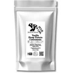 Vanilla Hemp Protein Powder concentrate, Raw Vegan, 100% Pure, Muscle Blend