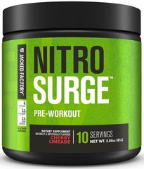 Jacked Factory NITROSURGE Pre Workout Supplement – Endless 10 Servings