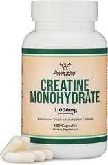 120 Count Creatine Monohydrate Capsules – No Fillers, Non-GMO Power Boost