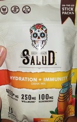 Salud Hydration & Immunity Drink Mix Comes With 15 Servings Flavor Mango