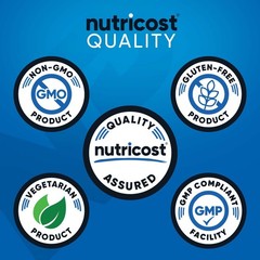 Nutricost BCAA Powder (Unflavored) 30 Servings- 6000mg Per Serving, High Quality