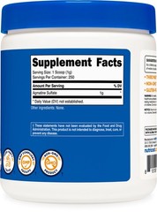 Nutricost Agmatine Powder 250 Grams – 250 1G Servings of Pure Agmatine Sulfate
