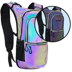 2 Colors of Medium Hydration Pack Bundle – Luminous Green and Holo Silver