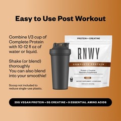 Rnwy Complete Protein 25G Yeast Protein 5G Creatine Monohydrate Vegan