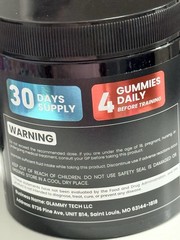 Creatine Monohydrate Gummies 9000MG Dietary Supplement Vegan Gummies Sugar Free