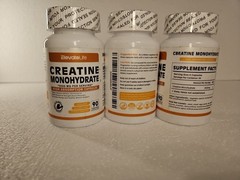 ElevateLife Creatine Monohydrate 2500mg 90ct 3Pk Exp 6/26 High Absorption