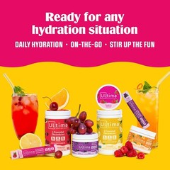 Ultima Replenisher Daily Electrolyte Powder Drink Mix – Sugar Free – Strawberry