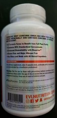 Evlution Nutrition – TURMERIC CURCUMIN – 90 Veggie Caps / 30 Serv – Exp 8/2025