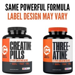 Creatine Pills 5g 3X Pure Creatine Monohydrate Pills Pre Workout Bulk Muscle …