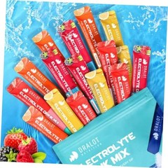 Juicy Splash Sugar Free Electrolytes Powder w/Natural Flavor, Liquid 16 sticks