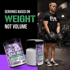 Evlution Nutrition BCAA Energy + Electrolytes – Energy & Endurance – 30 Servings