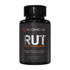 Bucked Up RUT Testosterone Booster 90 Capsules Strength Energy Muscle Support