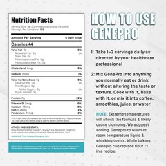 GENEPRO 3rd Gen Unflavored Whey Protein Isolate – 128 serving