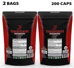 AJUGA TURKESTANICA High Potency Extract 10% TURKESTERONE Organic 200 Capsules
