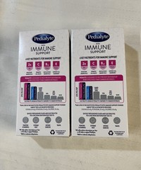 2Pedialyte, Electrolyte Drink Immune Support Mixed Berry Berry Powder, 6 Count,