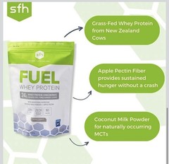 Fuel Whey Protein Powder Tasting Grass Fed Whey Mcts Fiber For Energy All