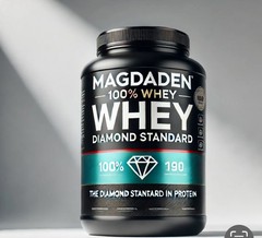 Magdaden Whey protein diamond standard 5.5g 24 grams of protein double chocolate