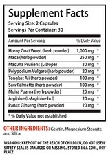 Male Stamina – Horny Goat Weed Complex – Tongkat Pills 1 Bottle 60 Capsules