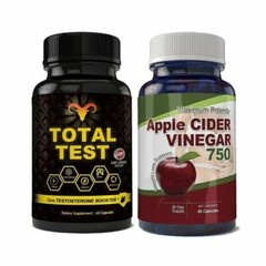 Male Sexual Stamina Booster Apple Cider Weight Loss Combo Caps Free Shipping