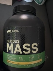Optimum Nutrition Serious Mass High Protein Muscle BuildingBanana 6 Lbs Exp 8/27
