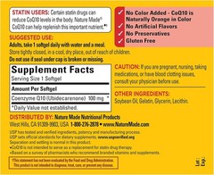 Heart Health & Cellular Energy Support CoQ10 100mg (72 Caps)
