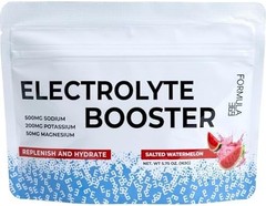Electrolyte Booster Salty Watermelon 50 Servings for Daily Hydration, Exercise,