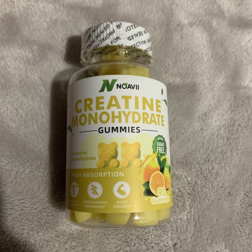Noavii Creatine Monohydrate Gummies 5000mg 90 Total Gummies Exp 11/2026+
