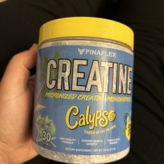 FINAFLEX Micronized Creatine Monohydrate CALYPSO COLLAB, Exp 06/2027 Lemonade