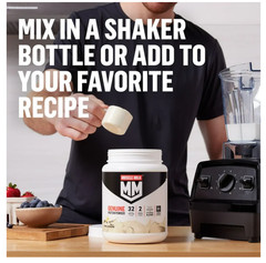 Muscle Milk Genuine Vanilla Protein Powder 32g Protein 1.9LB