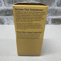 Ageless Male Max Total Testosterone and Nitric Oxide Booster – 120 Caplets