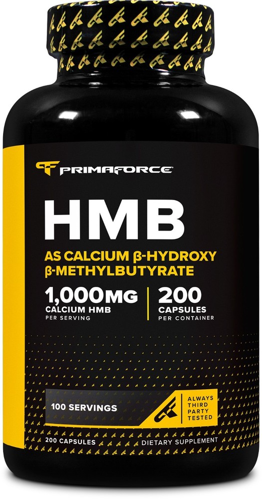PrimaForce HMB Supplement (1,000mg) 200 Capsules – 100 Servings