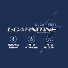 Sugar Free L-Carnitine Chews Natural Energy, Pre Workout and Recovery Gummy 60ct