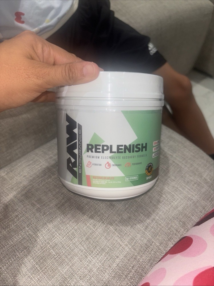 RAW Endurance Replenish Electrolyte Recovery Watermelon Mojito 60 Servings