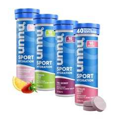Electrolyte Tablets for Hydration, Mixed Flavors, 4 Pack (40 Servings) – Sports